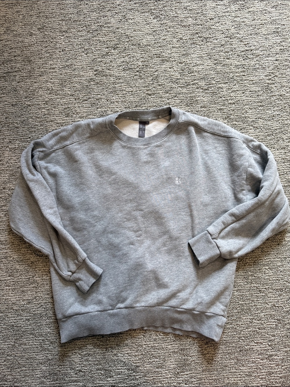 Sweaty Betty Gray Crewneck Sweatshirt